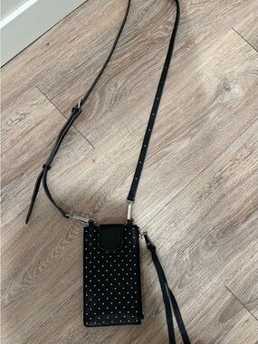 Aimee Kestenberg Black Studded Crossbody Phone Wallet- so cute for concerts!!